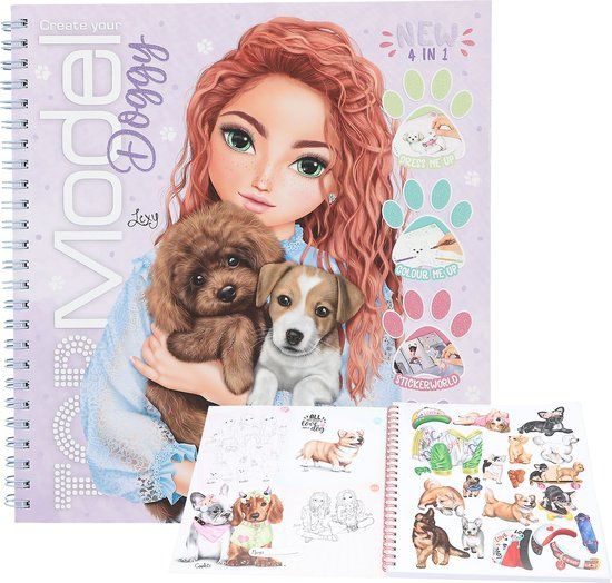 Depesche TOPModel Create your Doggy kleurboek