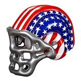Widmann 04868 - opblaasbare voetbalhelm, sterren en strepen, VS, American Football, hoed, kostuum, accessoire, carnaval, themafeest