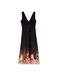 Desigual Jurk sand / kreeft / zwart / wit