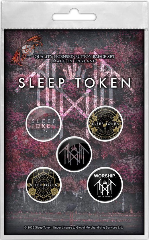 Razamataz Sleep Token Even In Arcadia Unisex Badge - meerkleurig - Standard