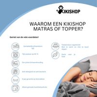 Kikishop 140x170x12 Comfort Kindermatras Polyether SG30 - Premium Tijk