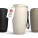 LARS NYSØM Nøgen Thermo Coffee Mug-to-go 500ml - BPA-vrij met Isolatie - Met Draagriem & Tritan Deksel (Cream Beige)