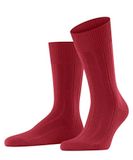 FALKE Lhasa Rib herensokken, kasjmierwol, rood