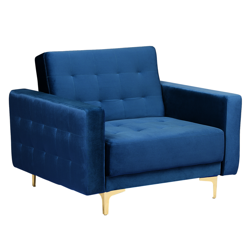 Beliani ABERDEEN - Fauteuil - Blauw