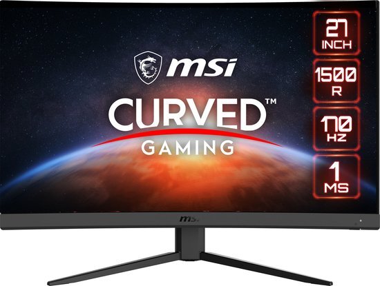 MSI Optix G27C4DE E2 computer monitor 68,6 cm (27") 1920 x 1080 Pixels Full HD LCD Zwart