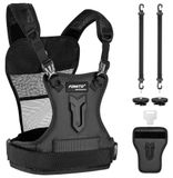 Solidchoice - Gilet multi-caméras avec sangle de poitrine et holster latéral