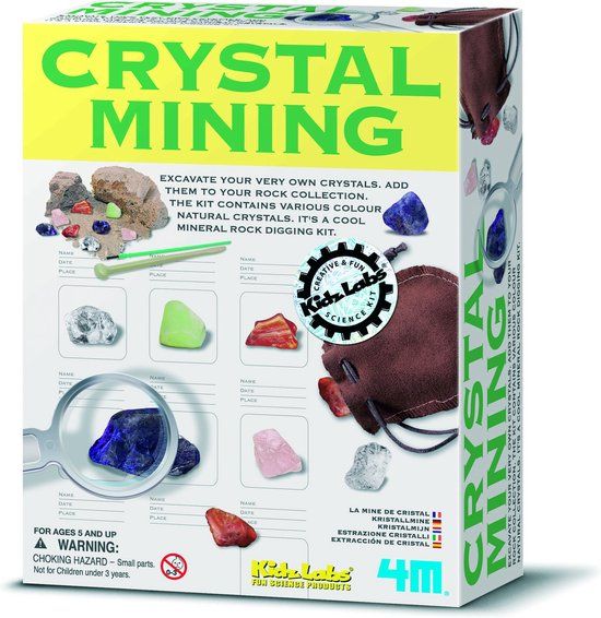 4M Kidzlabs Opgraafkit Kristalmijn - Franstalig