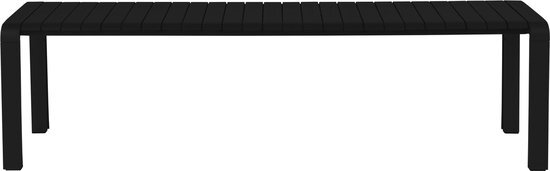 Zuiver Vondel Tuinbank 175x45 cm Zwart | 1-zits | Staal