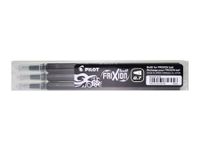 Pilot FriXion Ball 0.7 Rollerball Pen Refills - Black - 3 Pack