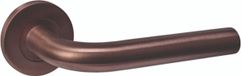 Intersteel Deurkruk Q 02 op rozet verdekt ø52x6mm PVD brons