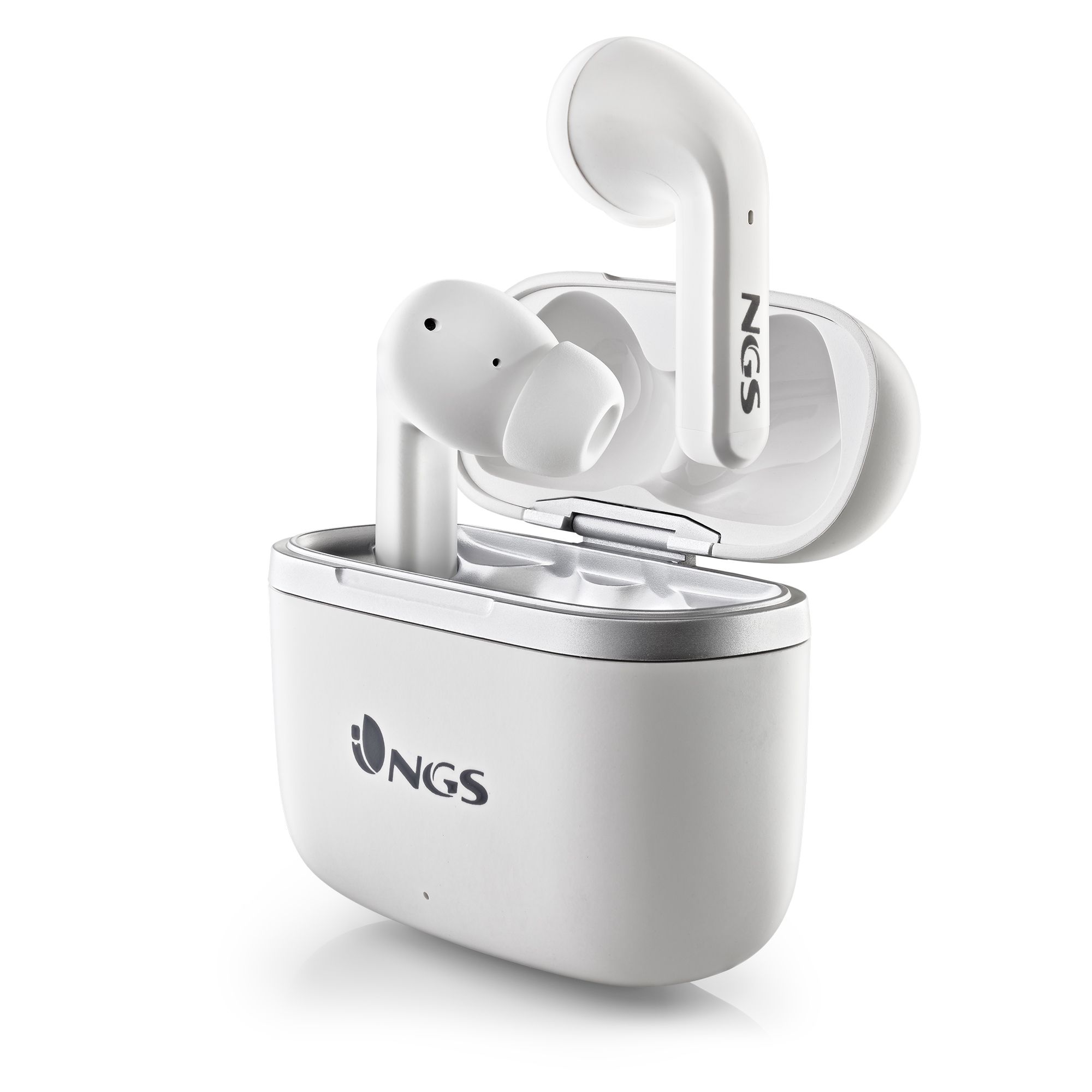 NGS Artica Crown White - Draadloze In-ear Headset - Bluetooth 5.0 - Wit