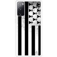 Samsung Galaxy S20 Drapeau bretagne Verstevigd hoesje met sublimatie bedrukking