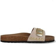 DWRS LABEL DWRS JAVA leren slippers beige