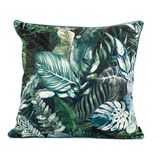 Chic Home DANGEROUS CHIC Velvet Housse Turquoise 45x45