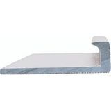 Ondee Zen - Panneau mural profilé finition rectangulaire chromé 4mm