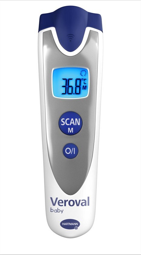 Veroval Veroval® Baby 3in1 infrarood koortsthermometer voor contactloze meting