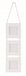 GLOREX 6 2027 039 kartonnen fotolijsten 3-voudig 7,5 x 7,5 cm wit, natuur
