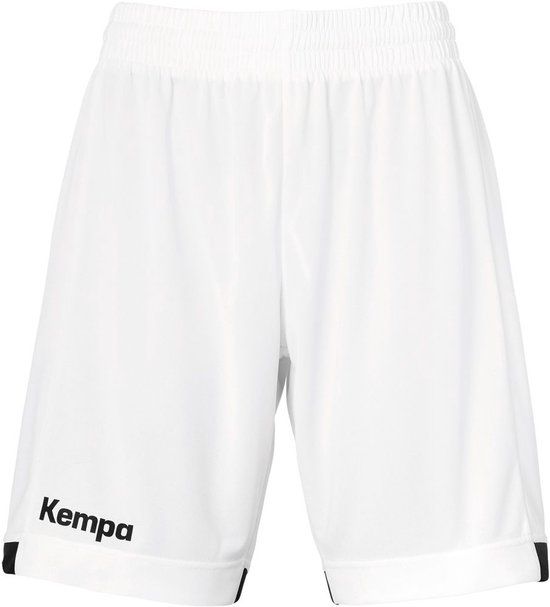 Kempa Damen Sportshort Player Long Shorts Women - Weiß/Schwarz - M