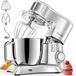 Merkloos Keukenmachine Planetaire mixer - 6,5 l - 1300 W - Roestvrijstalen kom