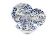 Excelsa Zen Bordenservies, 18-delig, keramiek, wit en blauw