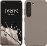 kwmobile telefoonhoesje geschikt voor Samsung Galaxy S23 - Back cover in taupe