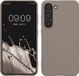 kwmobile telefoonhoesje geschikt voor Samsung Galaxy S23 - Back cover in taupe