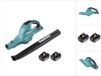Makita DUB 361 T 2x 18 V / 36 V accu bladblazer blazer + 2x Makita BL 1850 5 Ah / 5000 mAh accu