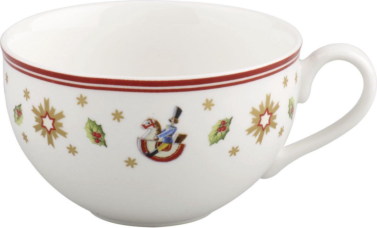 Villeroy & Boch Toy's Delight Koffiekop Kerst - Rood/Wit - 0.20 liter