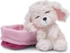 Nici Poodle Hond Slaapt In Mand Teddy 12 Cm Wit Kinderen