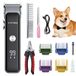 BarberBoss Alles-in-einem-Hundepflegeset, Hundeschermaschine professionell für dickes Haar, kabellose Hundeschermaschine, Katzenschermaschine für verfilztes Fell, Haustierpflegeset QR-9089