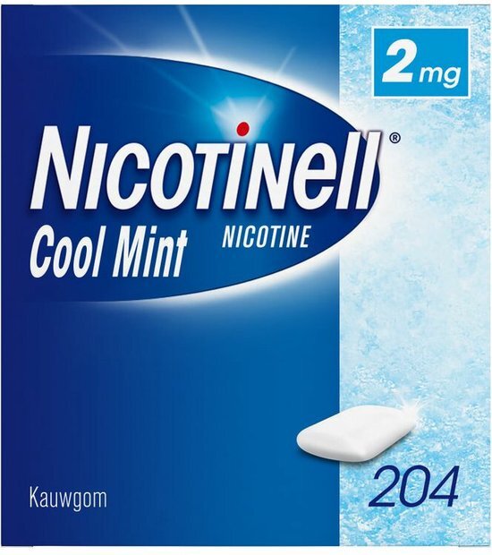 Nicotinell Kauwgum 2mg Cool Mint 204st