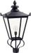Elstead Lighting Wilmslow LED Tuin Pilaar | E27 | 60W | IP23 | Zwart