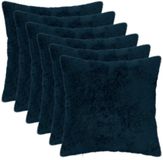 vidaXL Kussensloop Marineblauw Katoensatijn 45 x 45 cm (6 stuks)