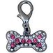 Freedog Hanger met strik, kleurrijke stenen