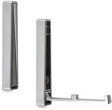 Sotech 2 stuks uitklapbare haken Bari chroom bolvormig design 120 x 16 x 15 mm incl. bevestigingsschroeven