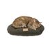 Ferplast Hondenbedkussen voor Kleine Honden, Kattenbed, Wasbare Synthetische Bouclé Stof, Zachte Vulling, 55 x 36 xh 3 cm. Groen
