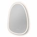 Relaxdays badkamerspiegel boog, dimbare leds, condensvrij, IP44, 80 x 52 cm