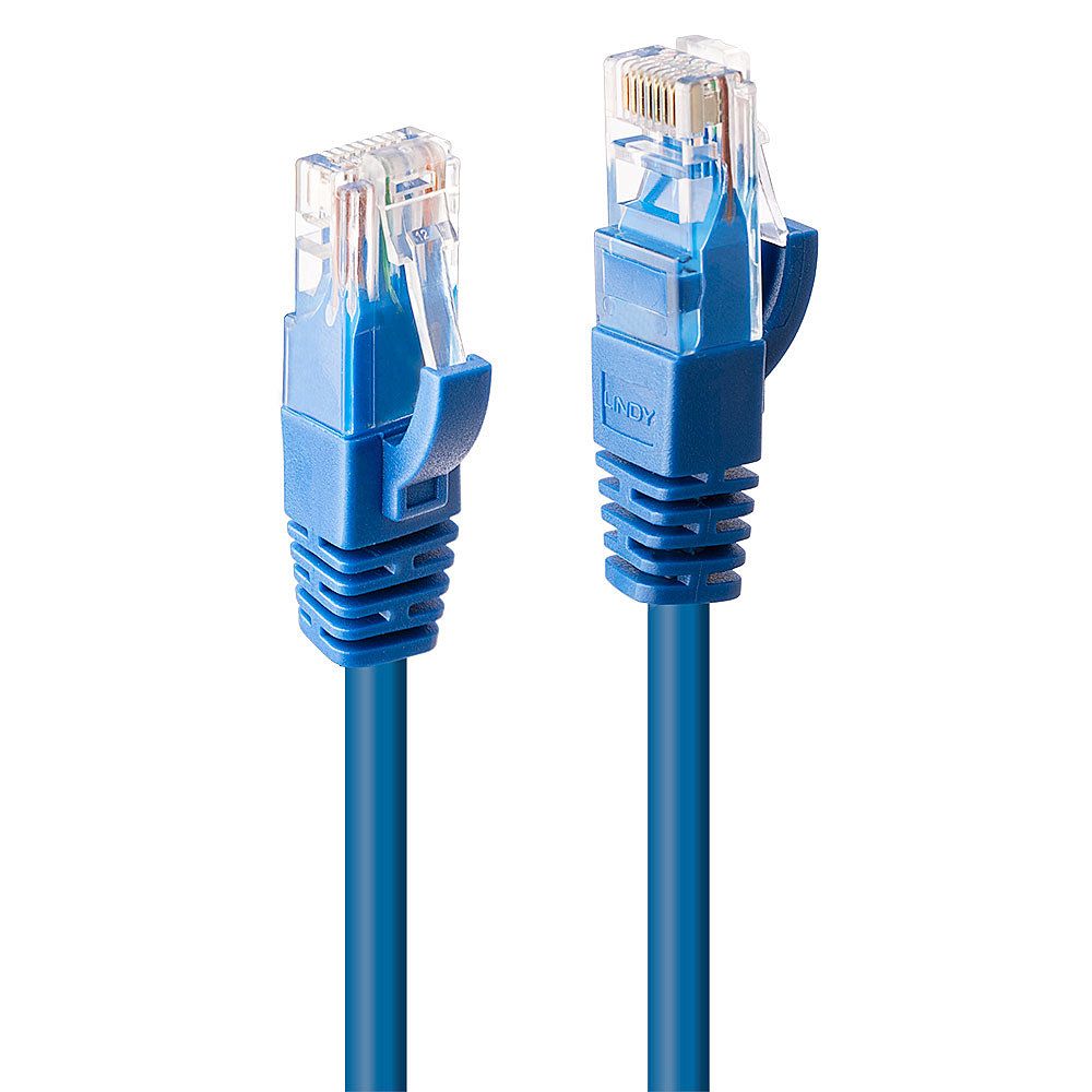 LINDY 48015 - Netwerkkabel - 0,3 m - Blauw