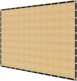 VEVOR Schaduwzeil met zonwering, 366 x 610 cm, voor pergola's met ingestanste ringen, van roestvrij staal, schaduwzeil met HDPE-materiaal, voor buiten, terras, tuin, binnenplaats, beige