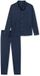 SCHIESSER Pyjama Lang Heren Donkerblauw Katoen XL