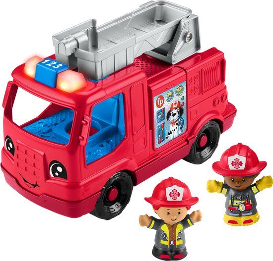Fisher-Price Little People Brandweerwagen Meertalige Versie HYR88
