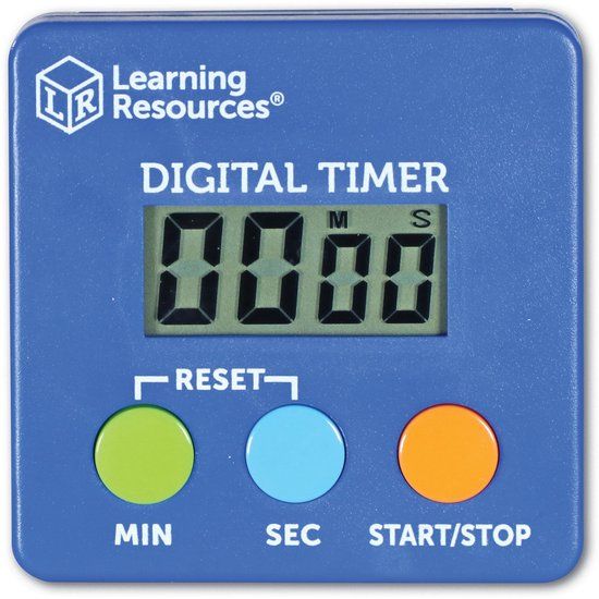 Learning Resources Digitale timer - Optellen en terugtellen
