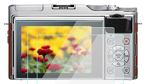 KOMET Glas Screen Protector Foils Compatibel voor Fujifilm X-A5 X-A3 X-A10, Gehard Glas Film Anti-Bubble Anti-Scratch Anti-Finger voor fujilfim xa5 xa3 xa10 DSLR Camera (2 Pack)