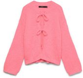 Vero Moda Gebreid vest VMVISION L Geranium Pink