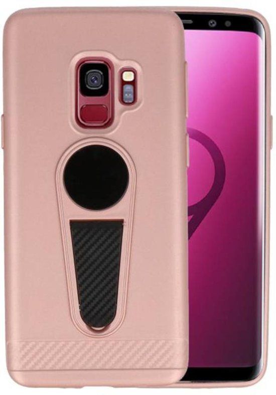 Best Cases Roze Magneet Stand Case hoesje voor Samsung Galaxy S9