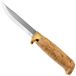 Marttiini Lynx Golden 160014, Satin Stainless Steel, Golden Guard, Curly Birch outdoormes