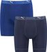 Puma 2-pack Heren boxershort lange pijpjes - Blauw - Katoen - M