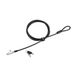 Kensington Slim N17 2.0 Keyed Laptop Lock - Wedge-Shaped Slots - Black/Silver