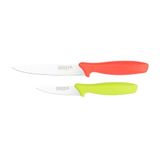 Rockingham Forge 8007 Essentials Range 2-delige huishoudmessenset rood en groen