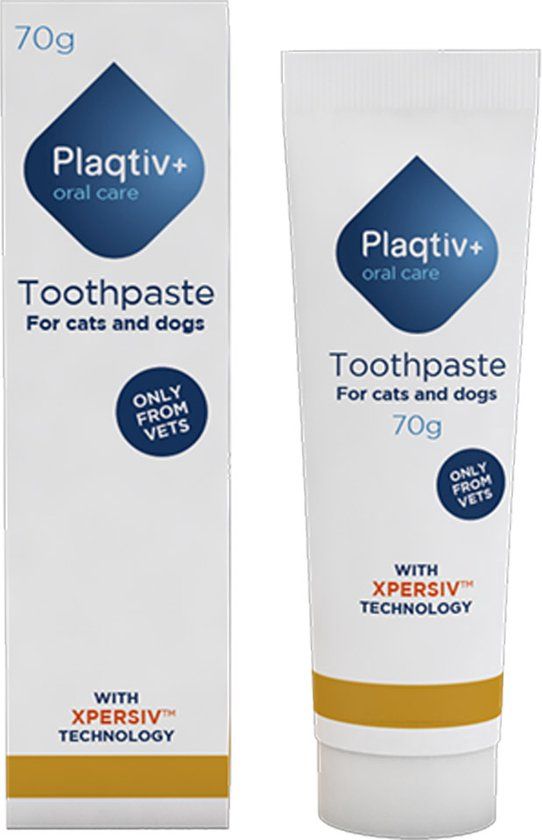 Plaqtiv+ Tandpasta Hond Kat - 70 gram